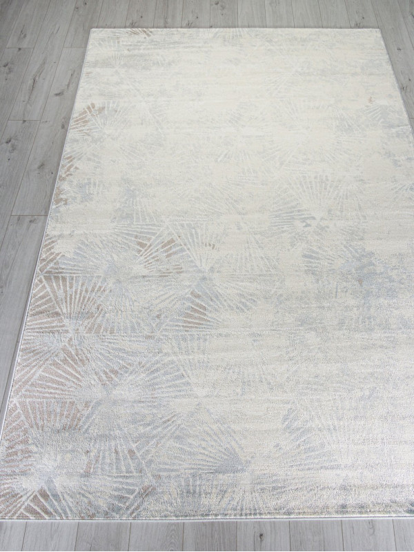 Ковер MP05 - CREAM-BLUE - Прямоугольник - коллекция IRIS