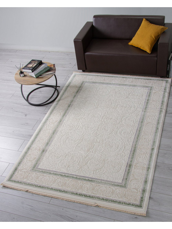 Ковер 30896D - CREAM / CREAM - Прямоугольник - коллекция Jasmine