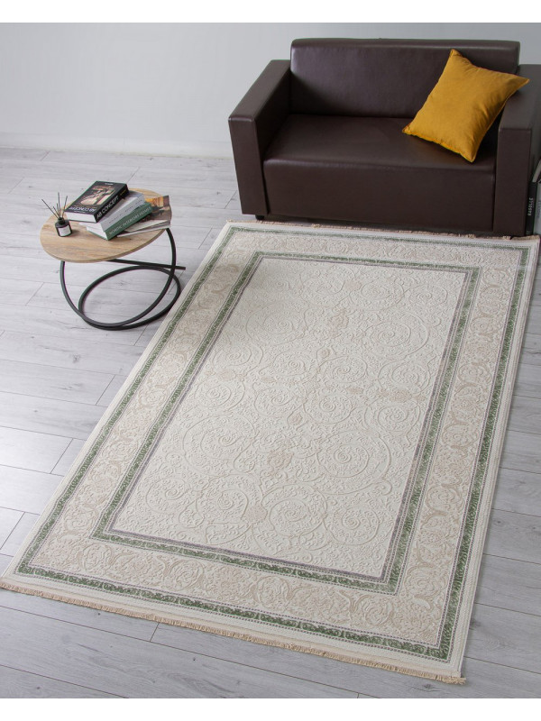 Ковер 30896D - CREAM / CREAM - Прямоугольник - коллекция Jasmine