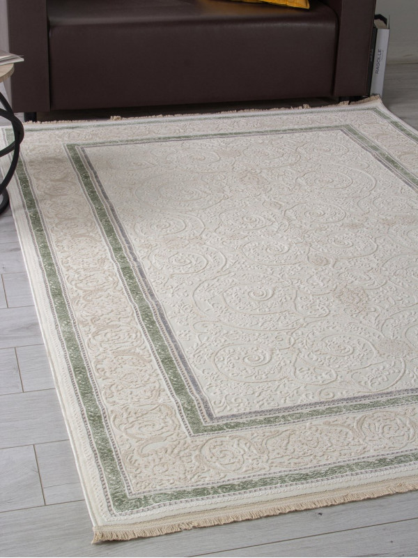 Ковер 30896D - CREAM / CREAM - Прямоугольник - коллекция Jasmine