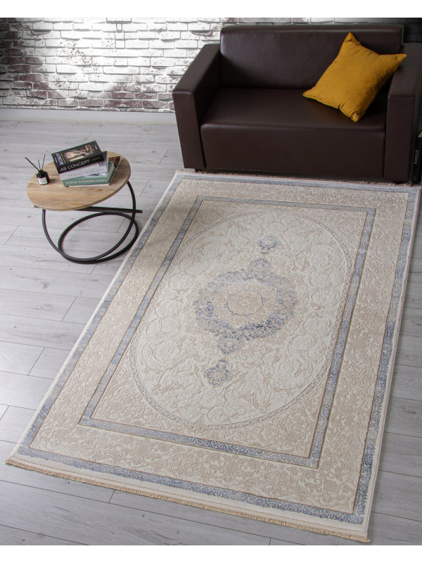 Ковер 30950D - CREAM / CREAM - Прямоугольник - коллекция Jasmine