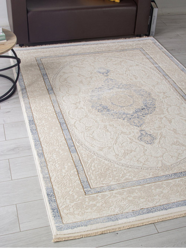 Ковер 30950D - CREAM / CREAM - Прямоугольник - коллекция Jasmine