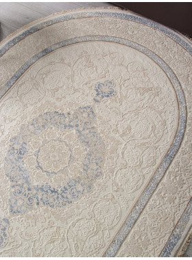 Ковер 30950U - CREAM / CREAM - Овал - коллекция Jasmine 2x2,9 м