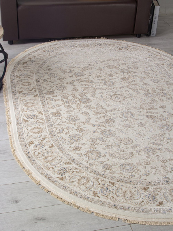 Ковер 35826Z - CREAM / BEIGE - Овал - коллекция Jasmine
