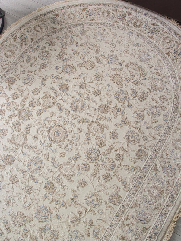 Ковер 35826Z - CREAM / BEIGE - Овал - коллекция Jasmine