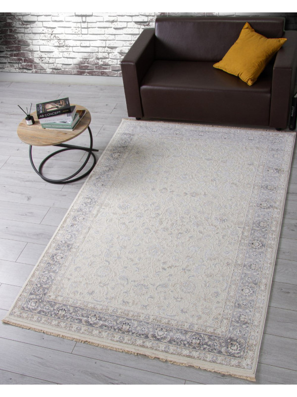 Ковер 35831A - CREAM / L.GREY - Прямоугольник - коллекция Jasmine