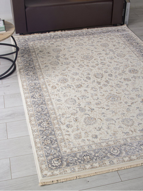Ковер 35831A - CREAM / L.GREY - Прямоугольник - коллекция Jasmine