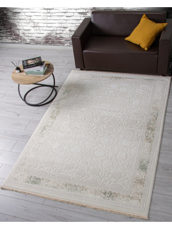 Ковер 35897B - CREAM / CREAM - Прямоугольник - коллекция Jasmine