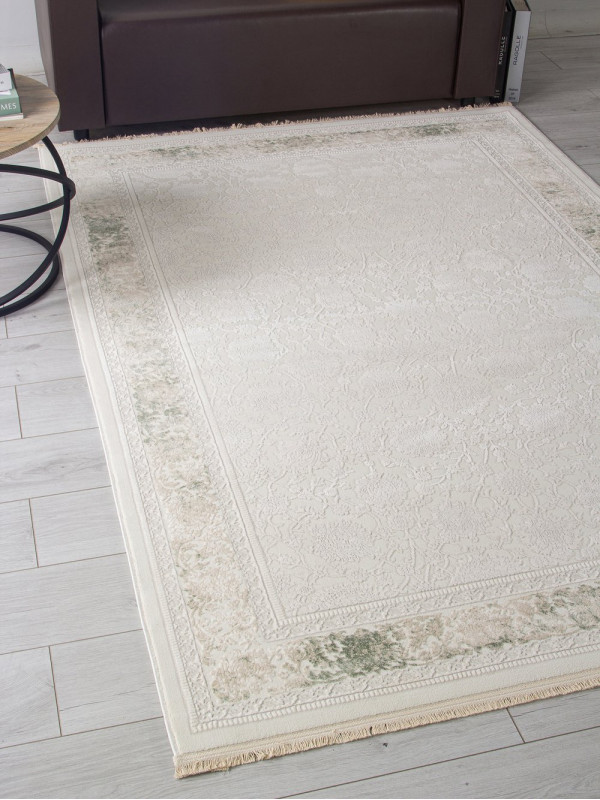 Ковер 35897B - CREAM / CREAM - Прямоугольник - коллекция Jasmine