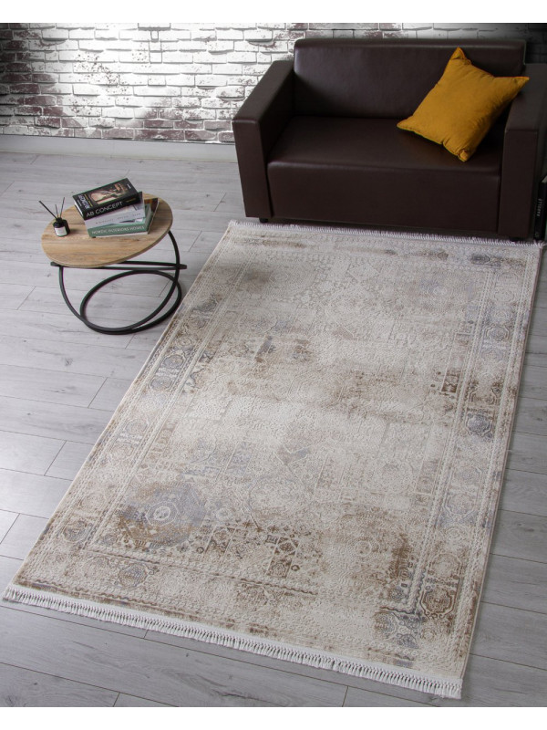 Ковер 35905A - CREAM / CREAM - Прямоугольник - коллекция Jasmine
