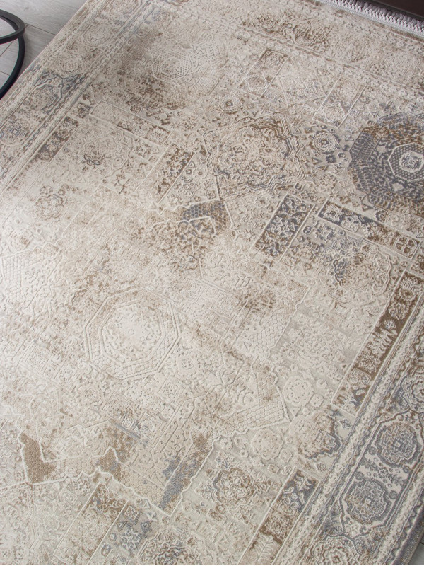 Ковер 35905A - CREAM / CREAM - Прямоугольник - коллекция Jasmine
