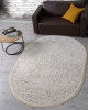 Ковер 35981Z - CREAM / CREAM - Овал - коллекция Jasmine