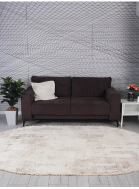Ковер 35984Z - CREAM / CREAM - Овал - коллекция Jasmine 2x2,9 м