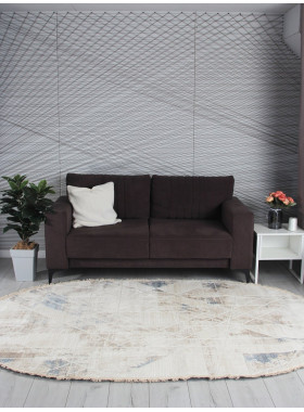 Ковер 35991Z - BEIGE / CREAM - Овал - коллекция Jasmine 0,8x1,5 м