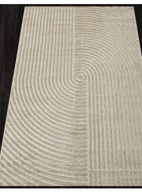 Ковер D801AP - BEIGE / BEIGE - Прямоугольник - коллекция JUNO 0,8x1,5 м