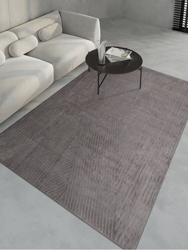 Ковер LT907AG - GREY / GREY - Прямоугольник - коллекция JUNO