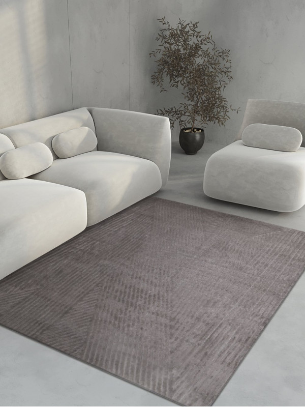 Ковер LT907AG - GREY / GREY - Прямоугольник - коллекция JUNO