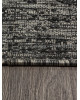 Ковер S129 - BLACK-GRAY - Овал - коллекция KAIR