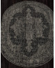 Ковер S129 - BLACK-GRAY - Овал - коллекция KAIR