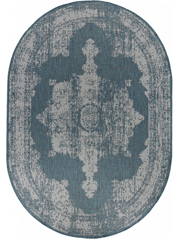Ковер S129 - BLUE - Овал - коллекция KAIR