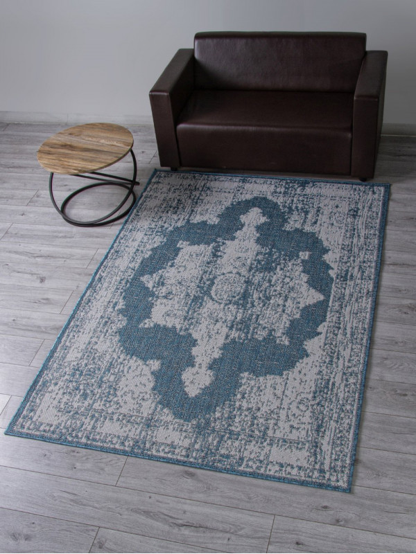 Ковер S129 - BLUE - Прямоугольник - коллекция KAIR