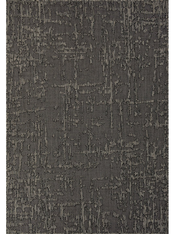 Ковер S136 - BLACK-GRAY - Прямоугольник - коллекция KAIR