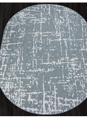 Ковер S136 - BLUE - Овал - коллекция KAIR 1,6x2,3 м