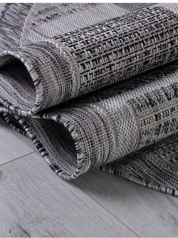 Ковер S138 - DARK GRAY - Овал - коллекция KAIR