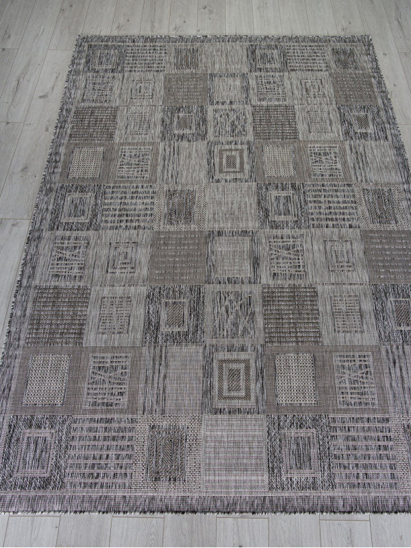 Ковер S138 - DARK GRAY - Прямоугольник - коллекция KAIR