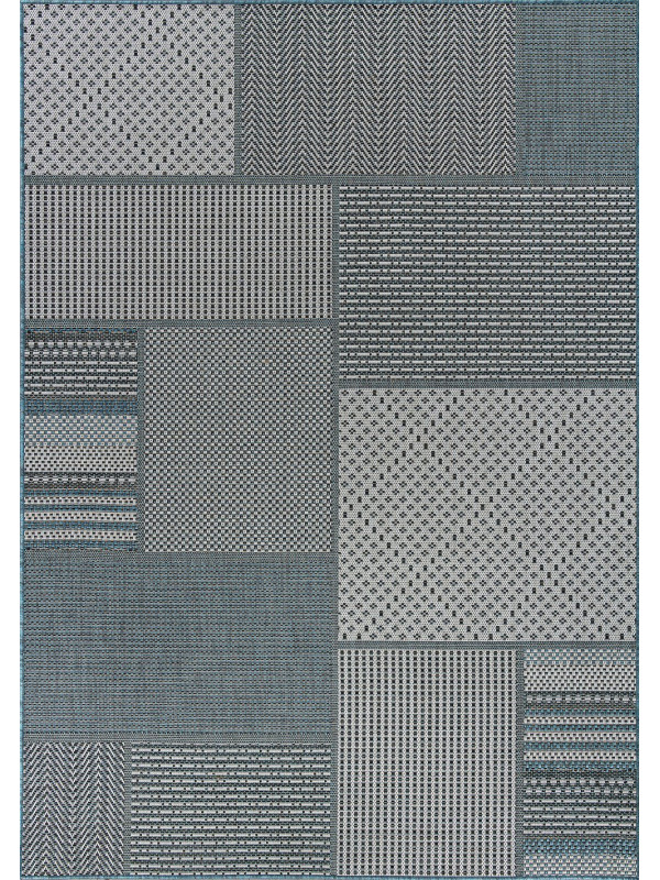 Ковер S139 - BLUE - Прямоугольник - коллекция KAIR