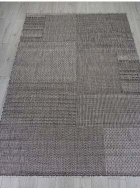 Ковер S139 - DARK GRAY - Прямоугольник - коллекция KAIR 1,2x1,7 м