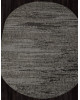 Ковер S143 - BLACK-GRAY - Овал - коллекция KAIR