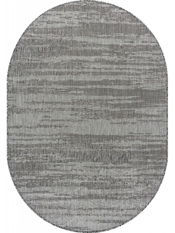Ковер S143 - DARK GRAY - Овал - коллекция KAIR