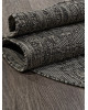 Ковер S144 - BLACK-GRAY - Овал - коллекция KAIR