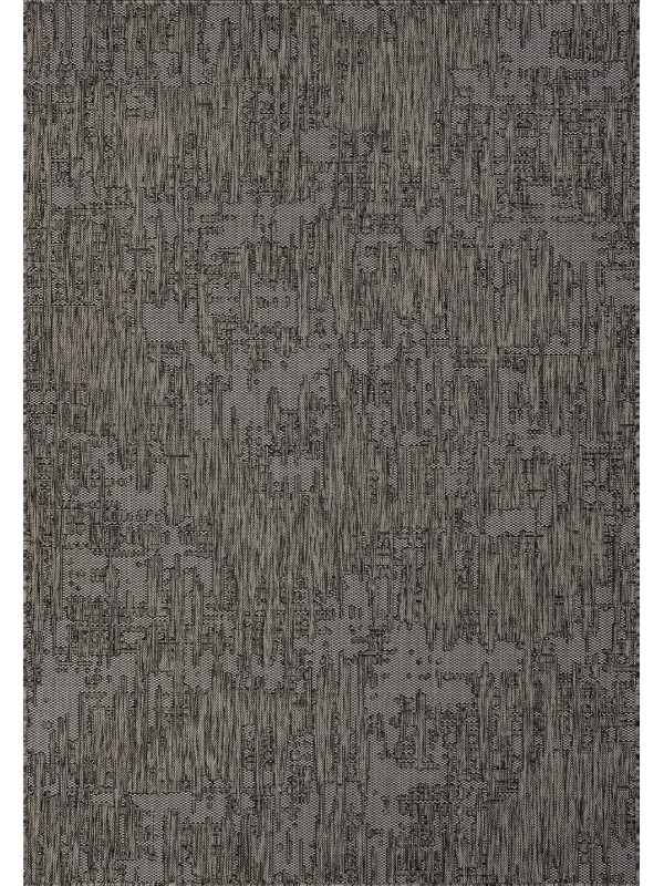 Ковер S144 - BLACK-GRAY - Прямоугольник - коллекция KAIR