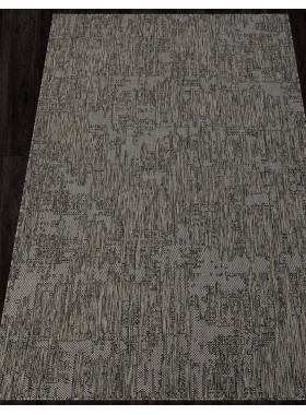 Ковер S144 - BLACK-GRAY - Прямоугольник - коллекция KAIR 2x3,9 м