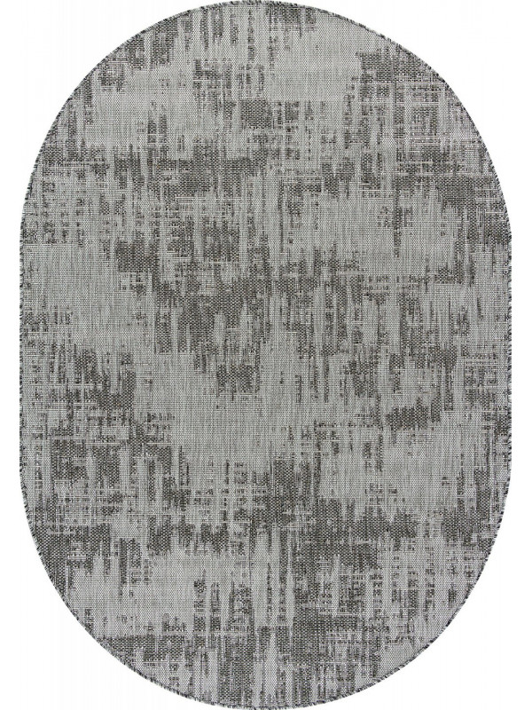 Ковер S144 - DARK GRAY - Овал - коллекция KAIR