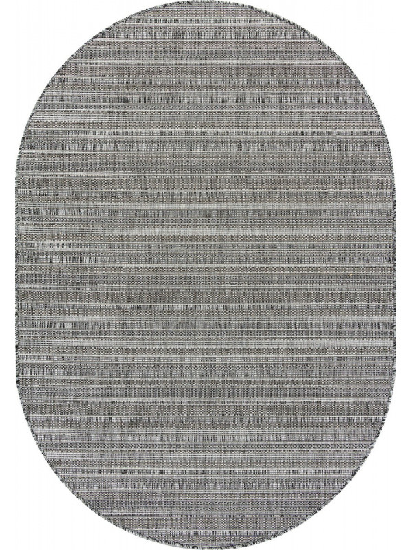 Ковер S146 - DARK GRAY - Овал - коллекция KAIR