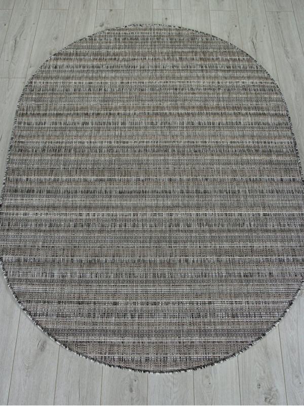 Ковер S146 - DARK GRAY - Овал - коллекция KAIR