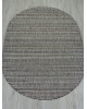 Ковер S146 - DARK GRAY - Овал - коллекция KAIR