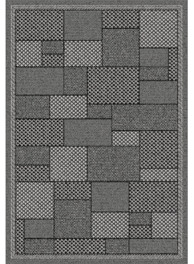Ковер S148 - DARK GRAY 2 - Прямоугольник - коллекция KAIR 2x2,9 м