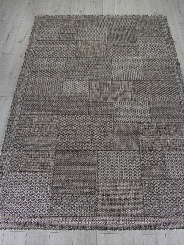 Ковер S148 - DARK GRAY - Прямоугольник - коллекция KAIR