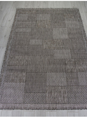 Ковер S148 - DARK GRAY - Прямоугольник - коллекция KAIR 1,6x3 м