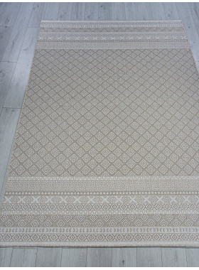 Ковер S154 - BEIGE - Прямоугольник - коллекция KAIR 0,8x1,5 м