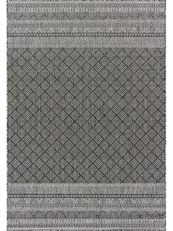 Ковер S154 - DARK GRAY - Прямоугольник - коллекция KAIR