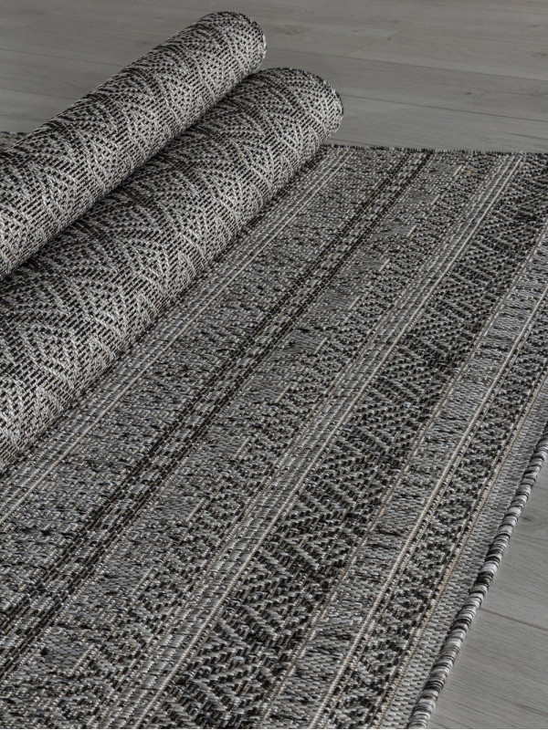 Ковер S154 - DARK GRAY - Прямоугольник - коллекция KAIR