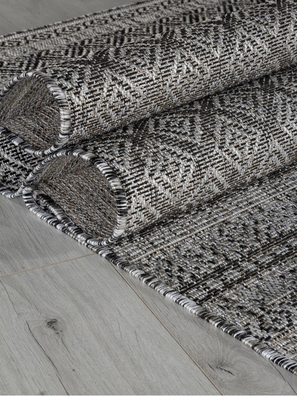Ковер S154 - DARK GRAY - Прямоугольник - коллекция KAIR
