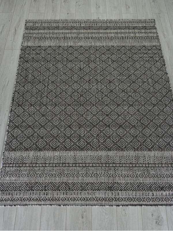 Ковер S154 - DARK GRAY - Прямоугольник - коллекция KAIR