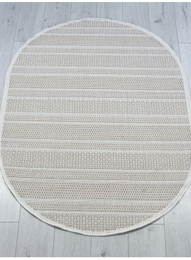 Ковер S157 - BEIGE - Овал - коллекция KAIR 2x2,9 м