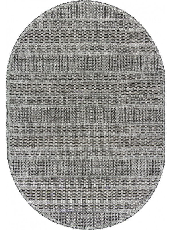 Ковер S157 - DARK GRAY - Овал - коллекция KAIR